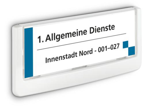 Durable Türschild Click Sign mit farbigem Rahmen, Hochformat 52,5 Standard 1 L