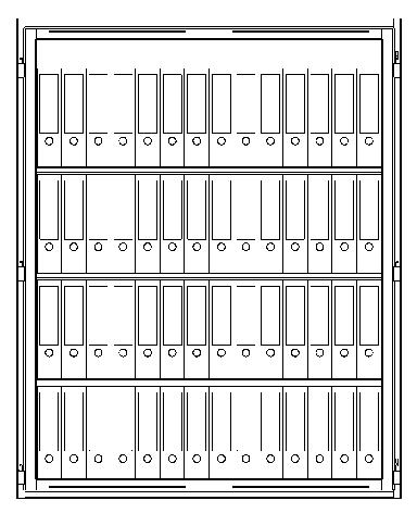 Format Tresorbau Sicherheitsschrank Technische Zeichnung 1 L