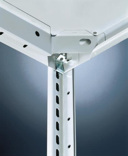 META System-Steckregal, Höhe x Breite x Tiefe 2500 x 1356 x 836 mm, 6 Böden Detail 1 L