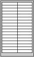 PAVOY Schubladenschrank Basis, 34 Schublade(n) Technische Zeichnung 1 L