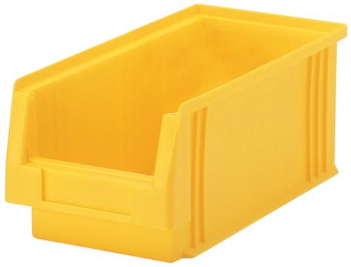 Lakape Stapelbarer Sichtlagerkasten Eco rollenbahngeeignet, gelb, Tiefe 230 mm, Polypropylen Standard 1 L