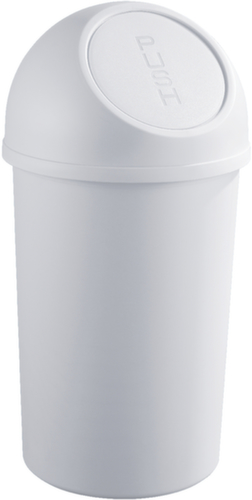 helit Push-Abfallbehälter, 25 l, lichtgrau Standard 1 L