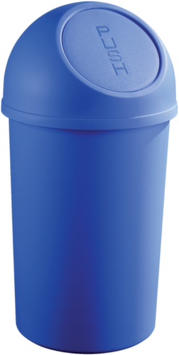 helit Push-Abfallbehälter, 45 l, blau Standard 1 L