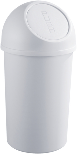 helit Push-Abfallbehälter, 45 l, lichtgrau Standard 1 L