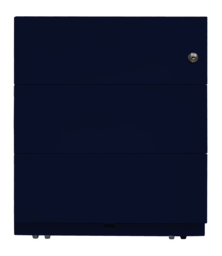 Bisley Rollcontainer Note, 3 Schublade(n), oxfordblau/oxfordblau Standard 3 L