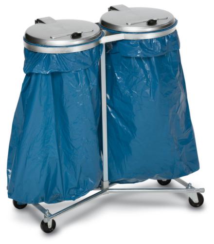 VAR Fahrbarer Müllsackständer Standard 2 L