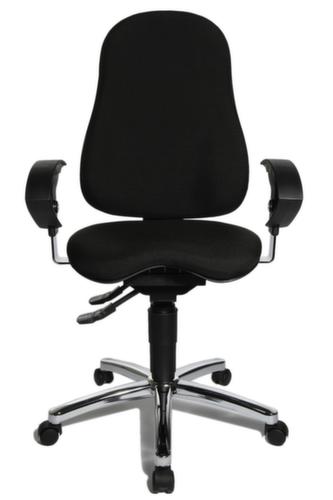 Topstar Bürodrehstuhl Sitness 10 mit Permanentkontakt-Mechanik, schwarz Standard 5 L