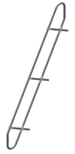ZARGES Handlauf Z600 für Podesttreppe mit 60° Neigung Standard 1 L