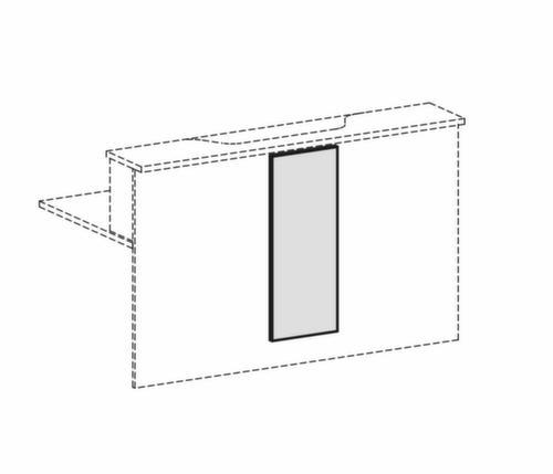 Designblende für Thekenvorbau Technische Zeichnung 1 L