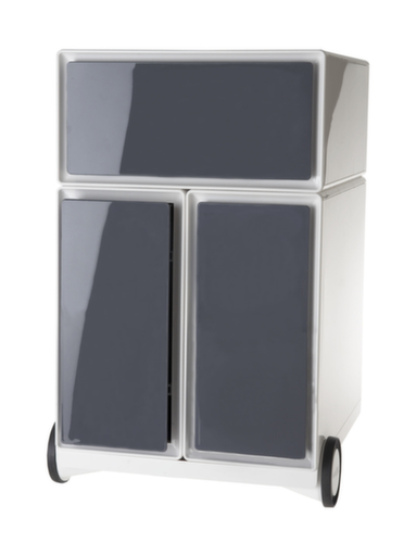 Paperflow Rollcontainer easyBox mit HR-Auszug, 1 Schublade(n), weiß/anthrazit Standard 1 L