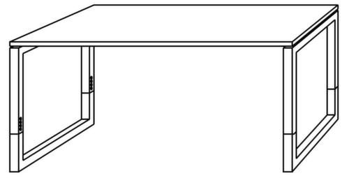 Höhenverstellbarer Schreibtisch Technische Zeichnung 1 L