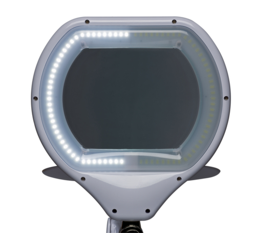 MAUL Dimmbare LED-Lupenleuchte MAULcrystal, Licht kaltweiß (tageslichtweiß), weiß Detail 1 L