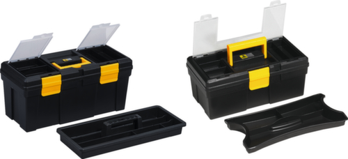 Allit Werkzeugkasten McPlus aus PP in schwarz/gelb Standard 1 L