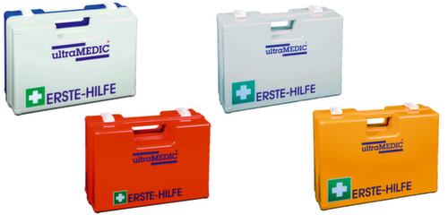 ultraMEDIC Erste-Hilfe-Koffer mit Wandhalterung gemäß Önorm Z 1020 Standard 1 L