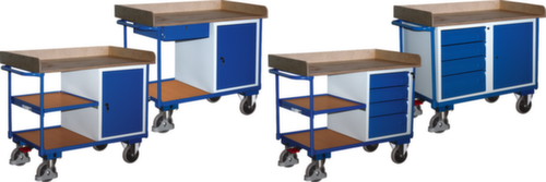 VARIOfit Tisch- und Schrankwagen mit 400 kg Traglast Standard 1 L