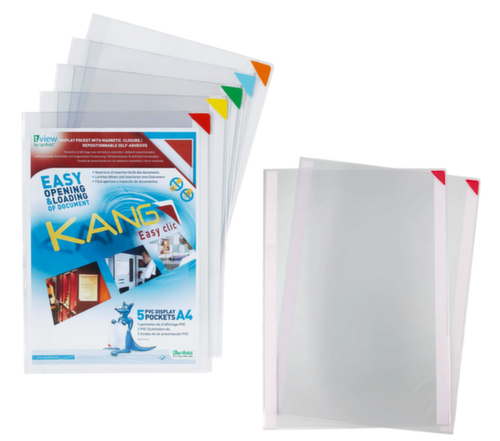 tarifold Aushangtasche KANG Easy clic mit farbiger Ecke Standard 1 L