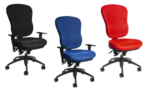 Topstar Bürodrehstuhl mit Muldensitz und extra dicker Polsterung Standard 1 L
