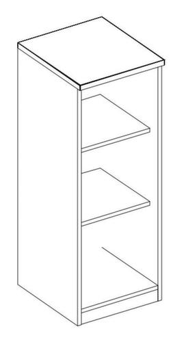 Nowy Styl Büroregal E10, Breite 400 mm, 1,5 OH Technische Zeichnung 1 L