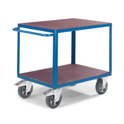 Rollcart Tischwagen mit rutschfesten Etagen 1000x700 mm, Traglast 1200 kg, 2 Etagen Standard 1 L