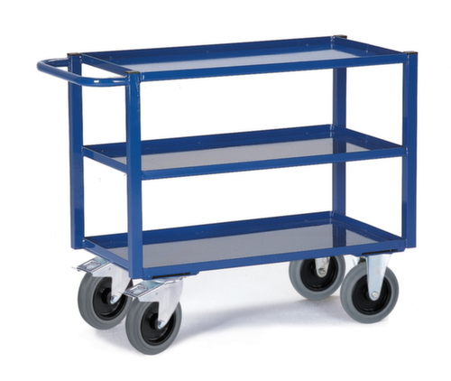 Rollcart Tischwagen mit Wannenböden 895x495 mm, Traglast 400 kg, 3 Etagen Standard 1 L