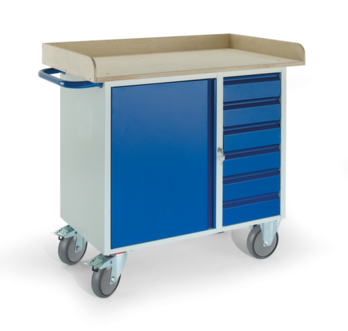 Rollcart Tisch- und Schrankwagen mit Schrank und Schubladen Standard 1 L