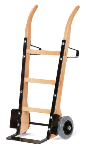 Rollcart Holz-Sackkarre, Traglast 250 kg, TPE-Bereifung Standard 1 L
