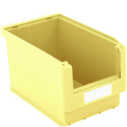 Sichtlagerkasten Top hoch belastbar, gelb, Tiefe 350 mm, Polypropylen Standard 1 L