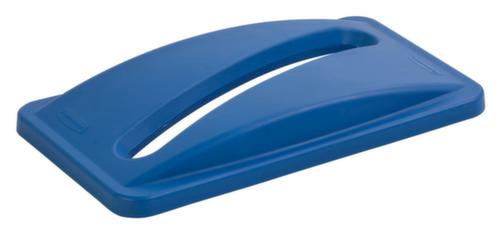 Rubbermaid Auflagedeckel für Papier Slim Jim® für Wertstoffsammler, blau Standard 1 L