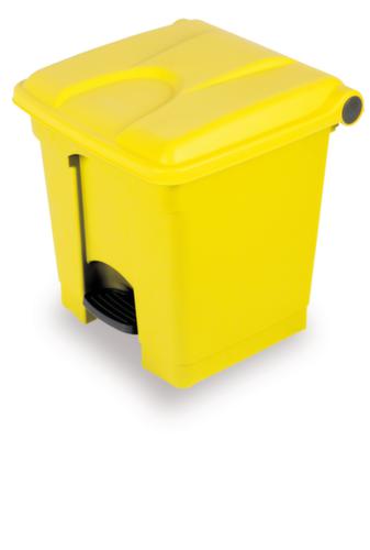 Tretabfallbehälter, 45 l, gelb, Deckel gelb Standard 1 L