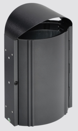 VAR Abfallbehälter für außen in antiksilber Standard 1 L