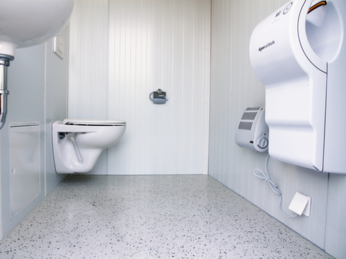 Säbu Toilettencontainer FLADAFI® für Damen und Herren, Höhe x Breite x Tiefe 2600 x 3050 x 2170 mm Detail 1 L
