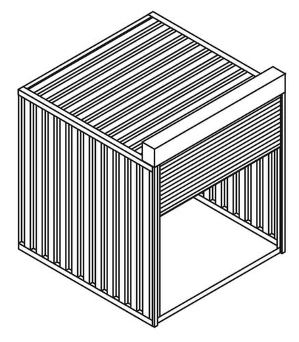 Säbu Rollladenbox Technische Zeichnung 1 L
