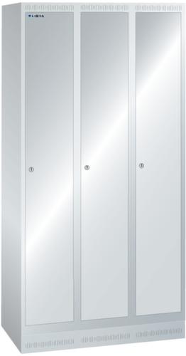 LISTA Garderobenschrank mit 3 Abteilen, Abteilbreite 300 mm Standard 1 L