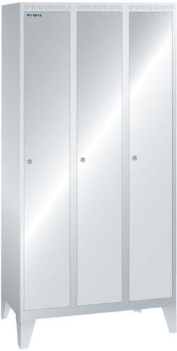 LISTA Garderobenschrank mit 3 Abteilen, Abteilbreite 300 mm Standard 1 L