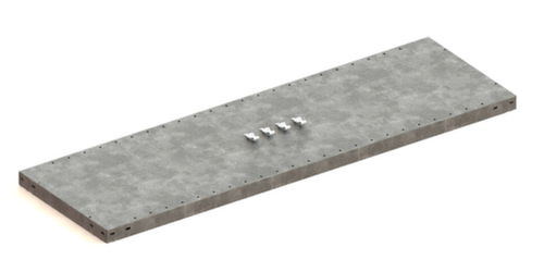 META Fachboden für Lagerregal schwere Bauart, Breite x Tiefe 1300 x 400 mm Standard 1 L