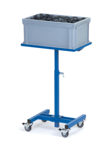 fetra Höhenverstellbarer Materialständer, Traglast 150 kg, Höhe 720 - 995 mm Standard 2 L
