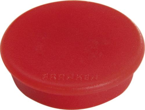 Runder Magnet, rot, Ø 38 mm Standard 1 L