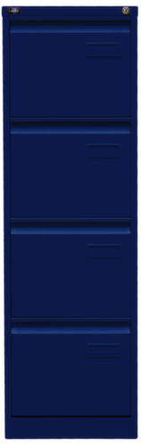 Bisley Hängeregistraturschrank Light, 4 Auszüge, oxfordblau/oxfordblau Standard 2 L