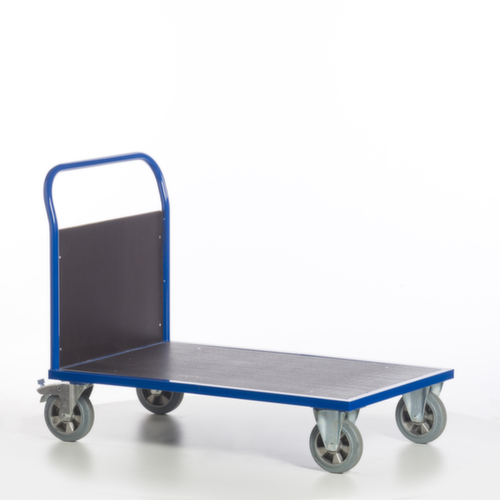 Rollcart Stirnwandwagen mit rutschsicherer Ladefläche, Traglast 1200 kg, Ladefläche 1200 x 800 mm Standard 2 L