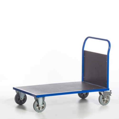 Rollcart Stirnwandwagen mit rutschsicherer Ladefläche, Traglast 1200 kg, Ladefläche 1200 x 800 mm Standard 6 L