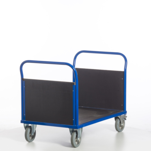 Rollcart Doppelstirnwandwagen mit rutschsicherer Ladefläche, Traglast 1200 kg, Ladefläche 1200 x 800 mm Standard 5 L