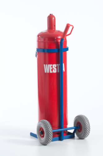 Rollcart Flaschenkarre, für 1 x 33 kg Propangas Flasche, Luft-Bereifung Standard 5 L