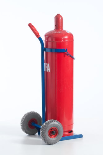 Rollcart Flaschenkarre, für 1 x 33 kg Propangas Flasche, Luft-Bereifung Standard 8 L