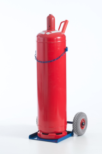 Rollcart Flaschenkarre, für 1 x 33 kg Propangas Flasche, Luft-Bereifung Standard 13 L