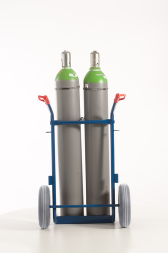 Rollcart Flaschenkarre, für 2x40/50 l Flasche, Luft-Bereifung Standard 6 L