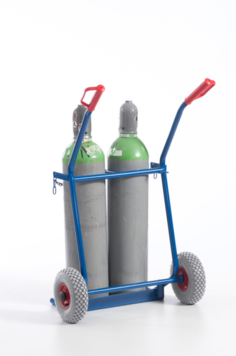 Rollcart Flaschenkarre, für 2x20 l Flasche, Luft-Bereifung Standard 5 L