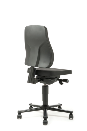 bimos Arbeitsdrehstuhl All-In-One Trend 2, Sitz PU-Schaum schwarz, mit Rollen Standard 3 L