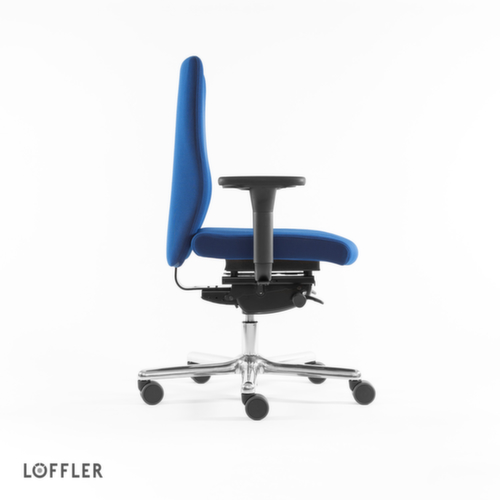 Löffler Bürodrehstuhl mit Steißbeinentlastung, blau Standard 2 L