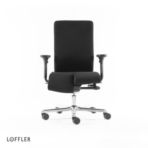 Löffler Bürodrehstuhl mit Arthrodesensitz, schwarz Standard 3 L