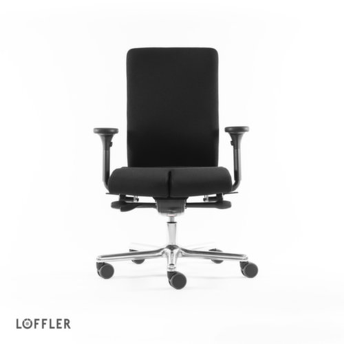 Löffler Bürodrehstuhl mit Arthrodesensitz, schwarz Standard 2 L